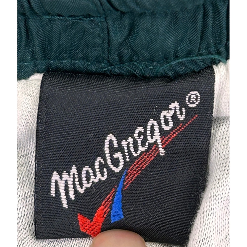 VINTAGE MacGregor Mens Large Track Suit Color Block Ankle Zip Stripe Windbreaker - Picture 11 of 14